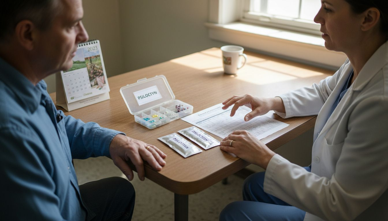 Clinic psilocybin safety dosing consultation
