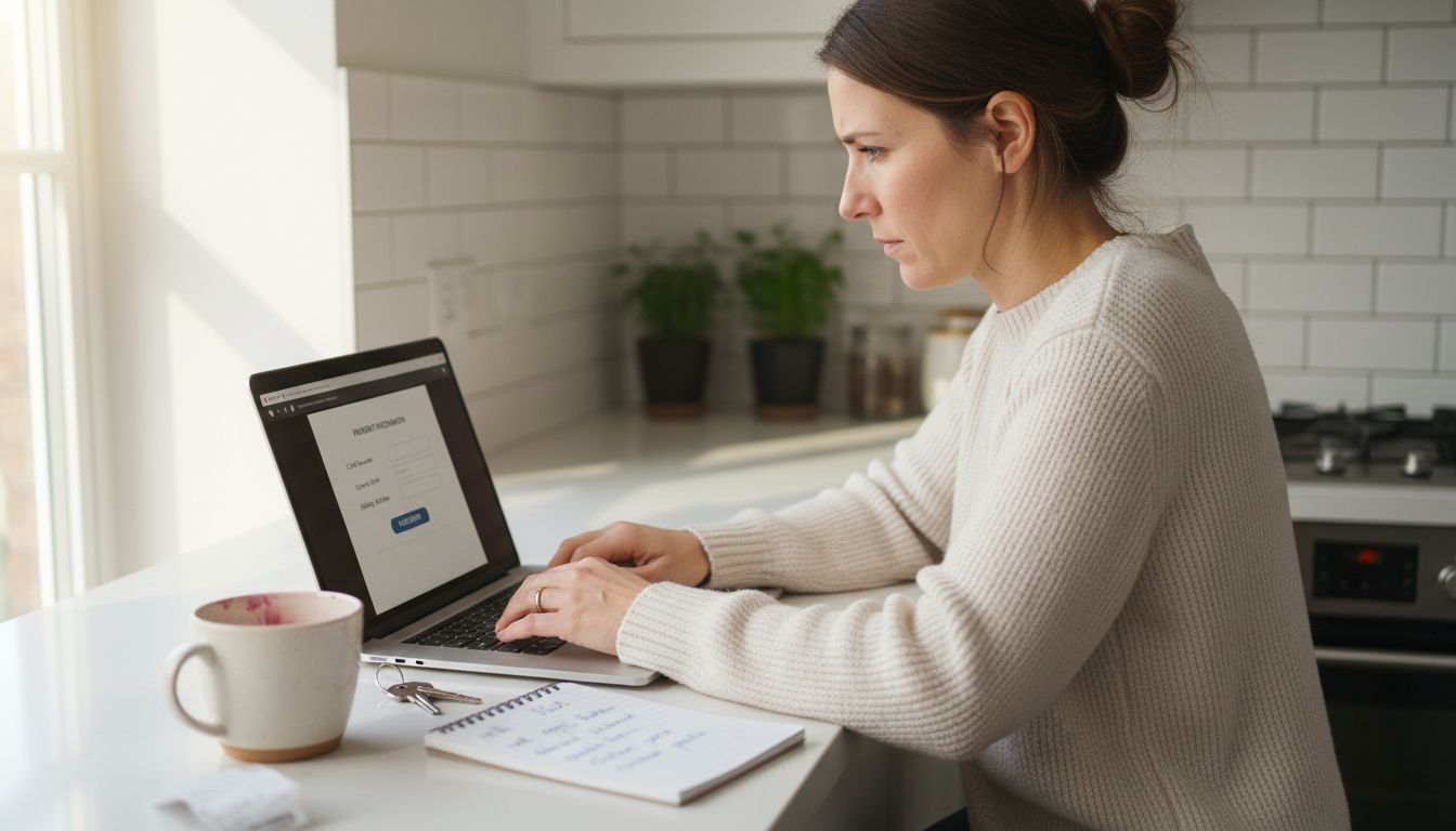 Woman completing cannabis checkout online