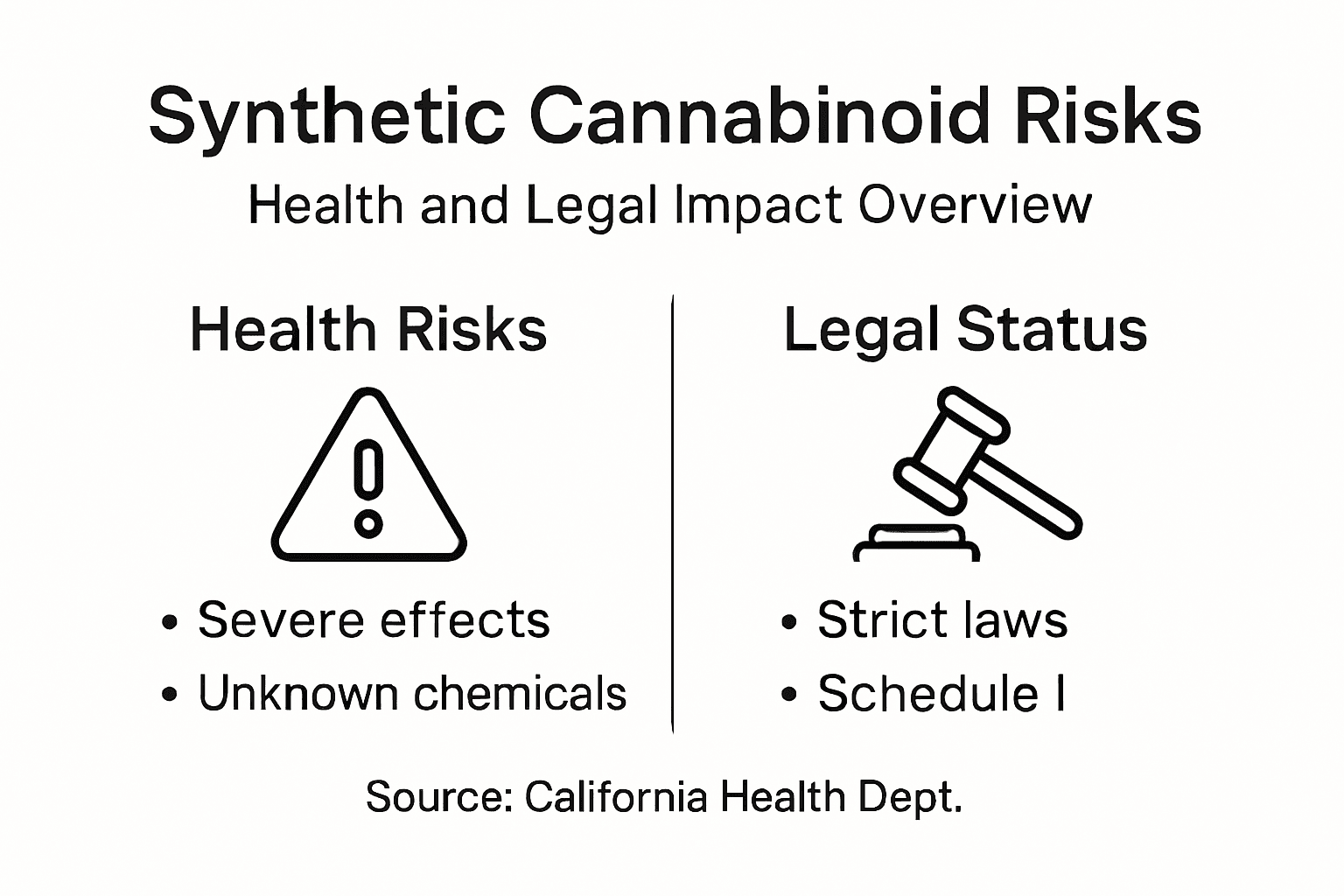 Infographic showing risks and regulations overview