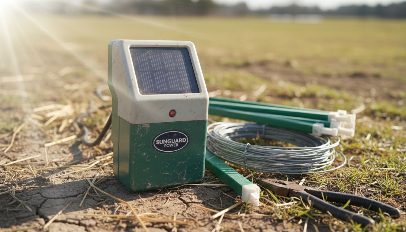 Solar fence energizer and installation tools