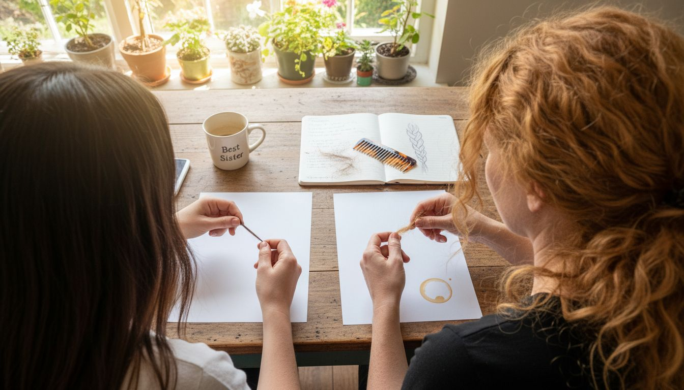 Comparing fine and thick hair strands