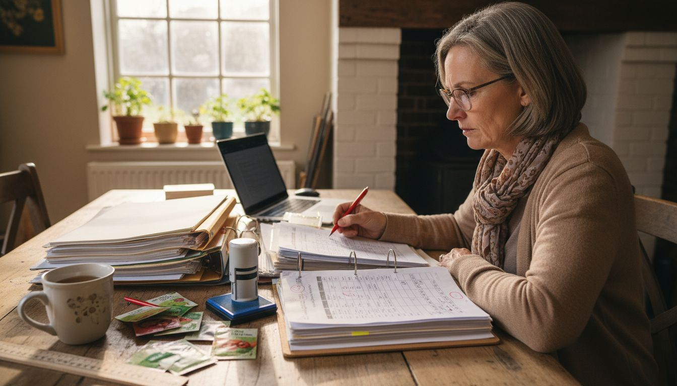 Inspector reviews cannabis certification paperwork