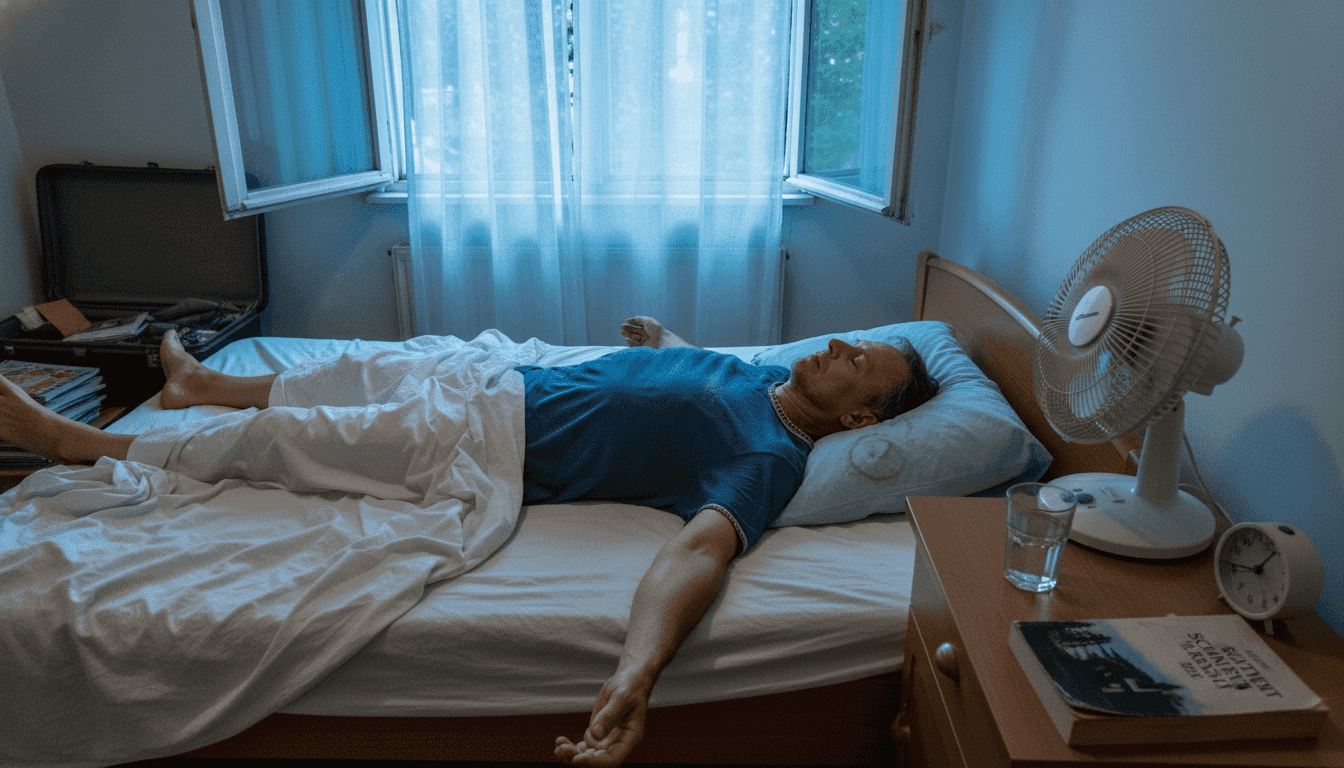 Safety instructor teaching small group by forklift