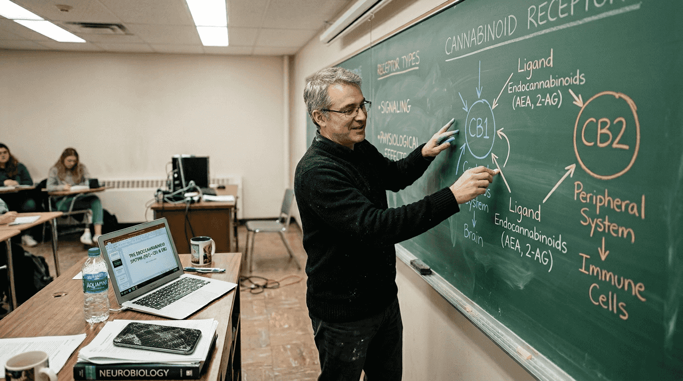 Science educator explains ECS cannabis receptors