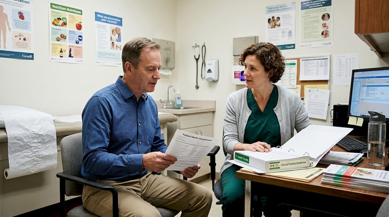 Doctor and patient discuss psychedelic risk