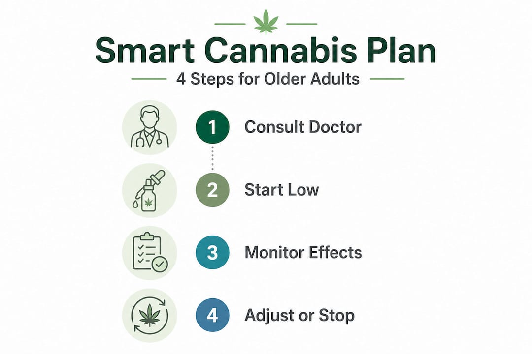 Infographic on smart cannabis plan steps