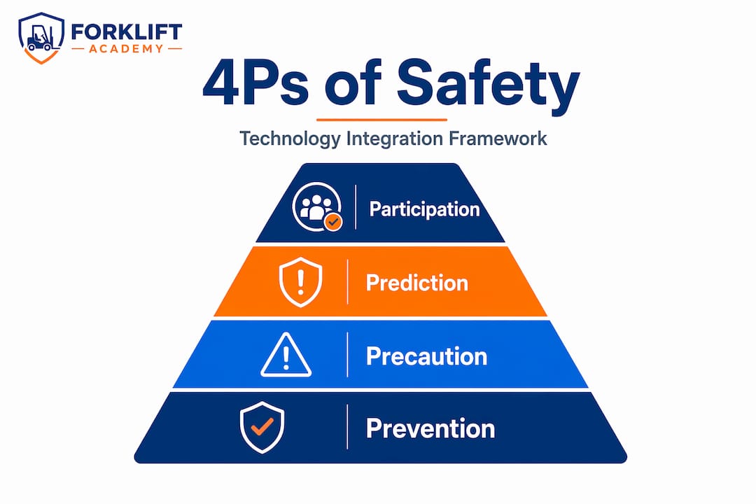 Infographic showing 4Ps safety technology framework