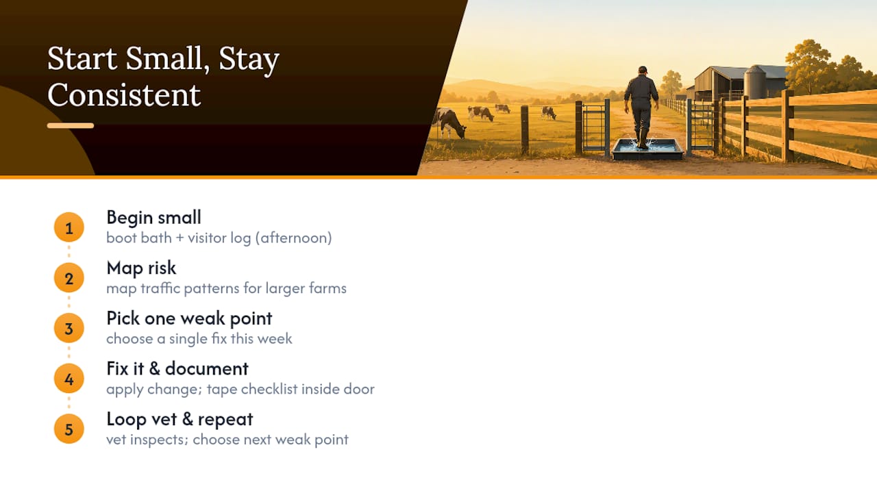 Start Small, Stay Consistent — overview diagram