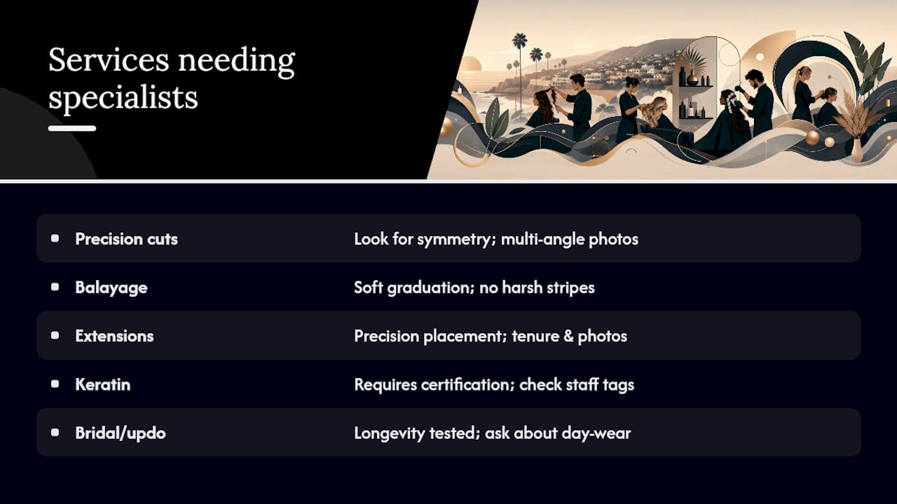 Which Salon Services Should You Match to a Specialist? — overview diagram