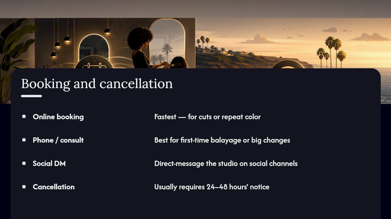 How Do You Book, and What Are the Cancellation Terms? — overview diagram