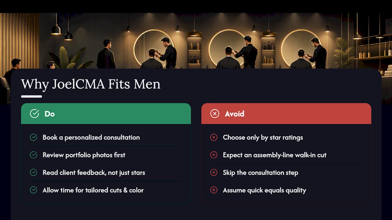 Why Joel C Ma Hair Studio Fits Men Looking for More Than a Quick Trim — overview diagram