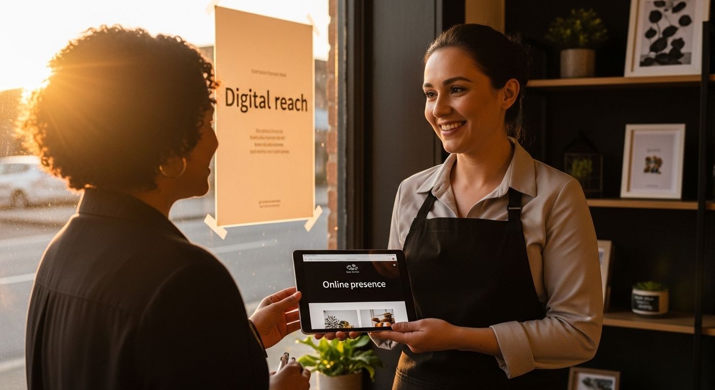 online presence business owner