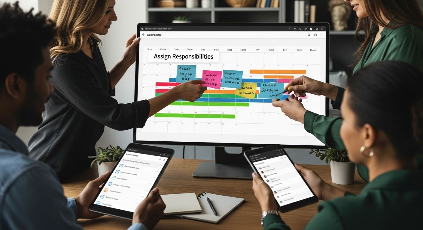 content calendar team assignment