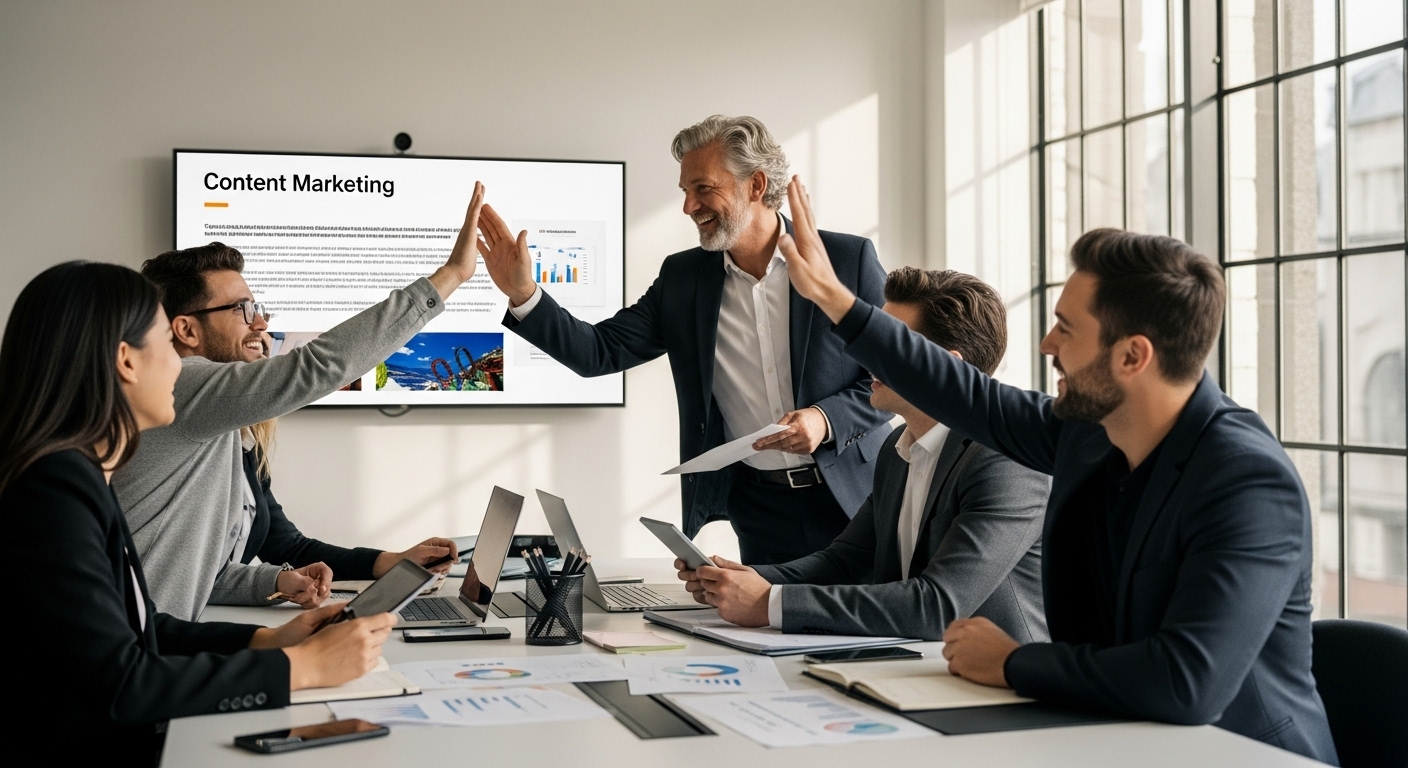 content marketing teamwork