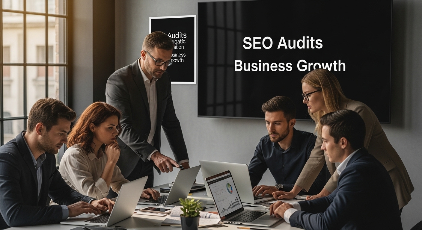 SEO audit business meeting