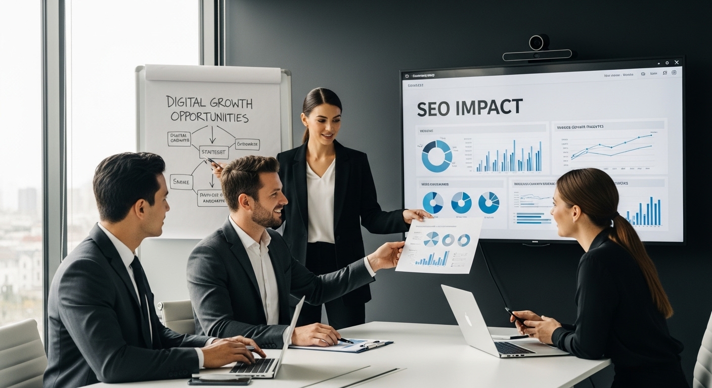 SEO business growth meeting