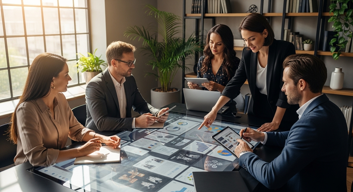 content curation, business strategy, collaboration