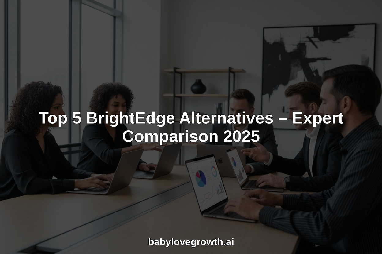 5 BrightEdge alternatives hero header image