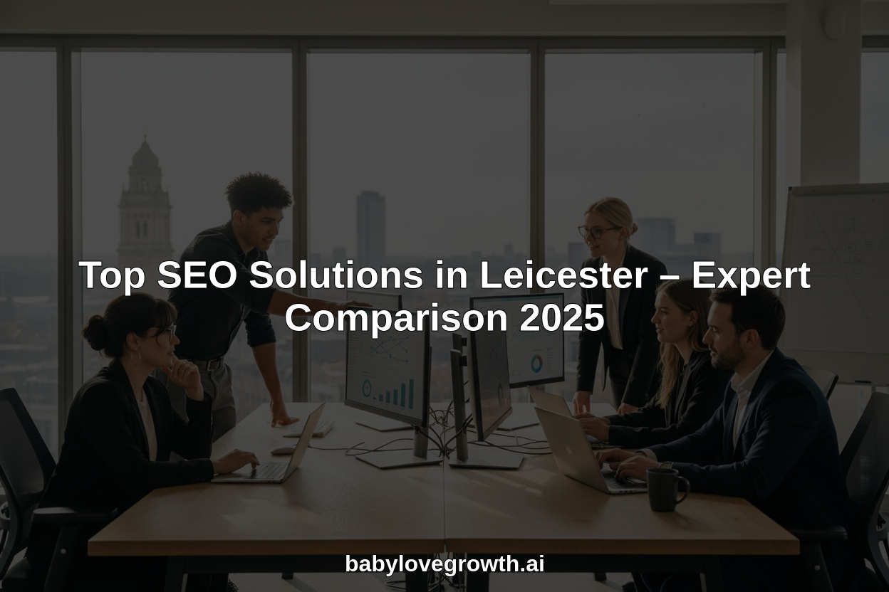 top seo solutions in Leicester hero header image