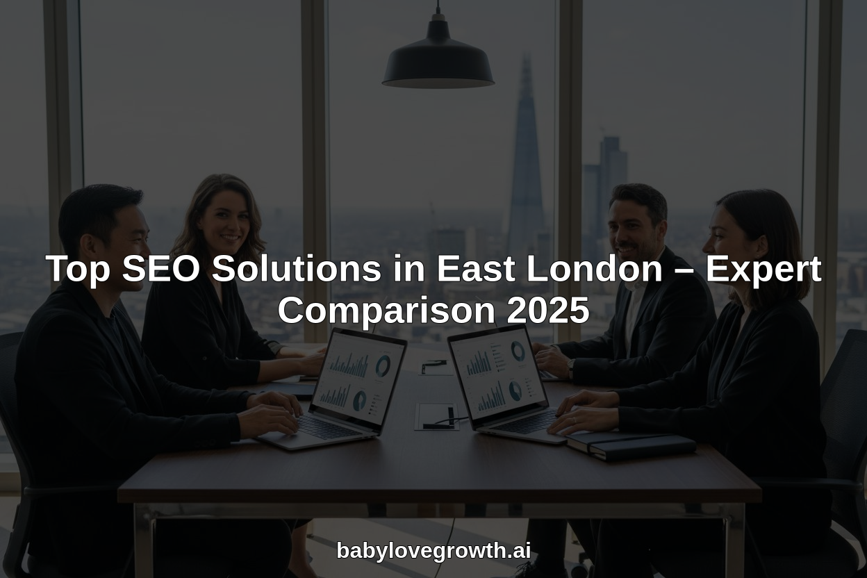 top seo solutions in East London hero header image