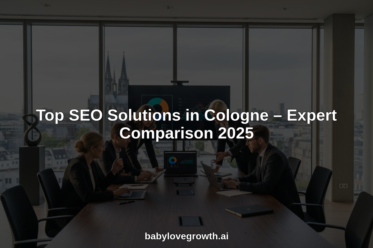 top seo solutions in Cologne hero header image