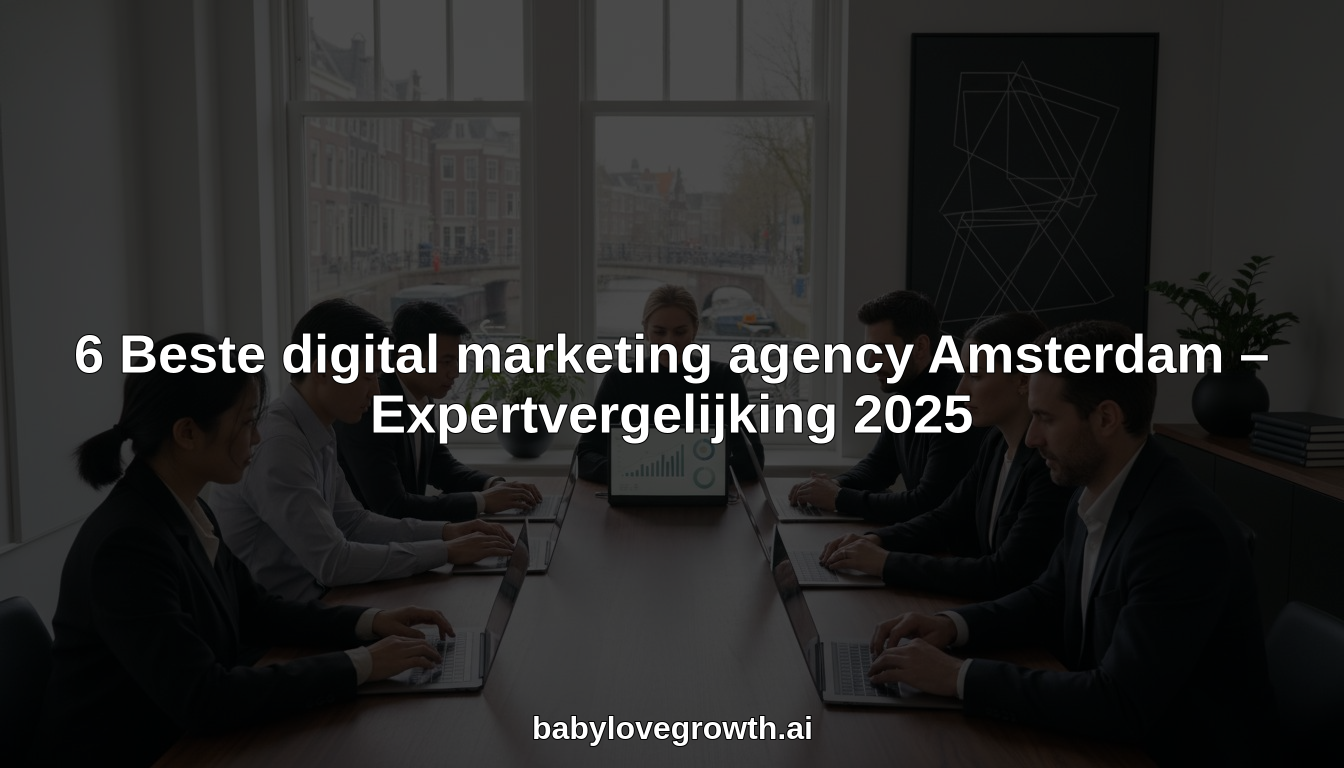 digital marketing agency Amsterdam hero header image