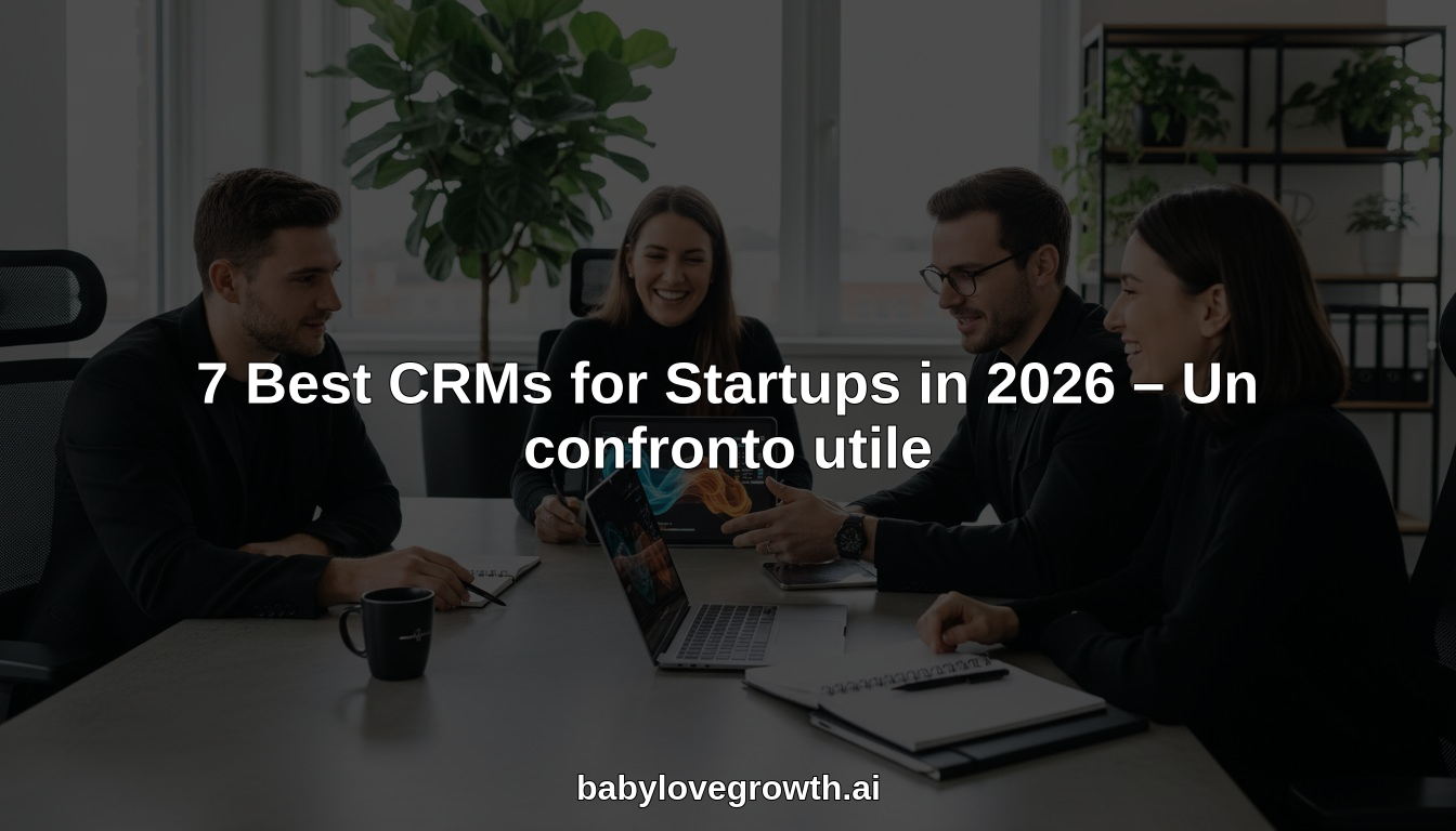 7 Best CRMs for Startups in 2026 hero header image