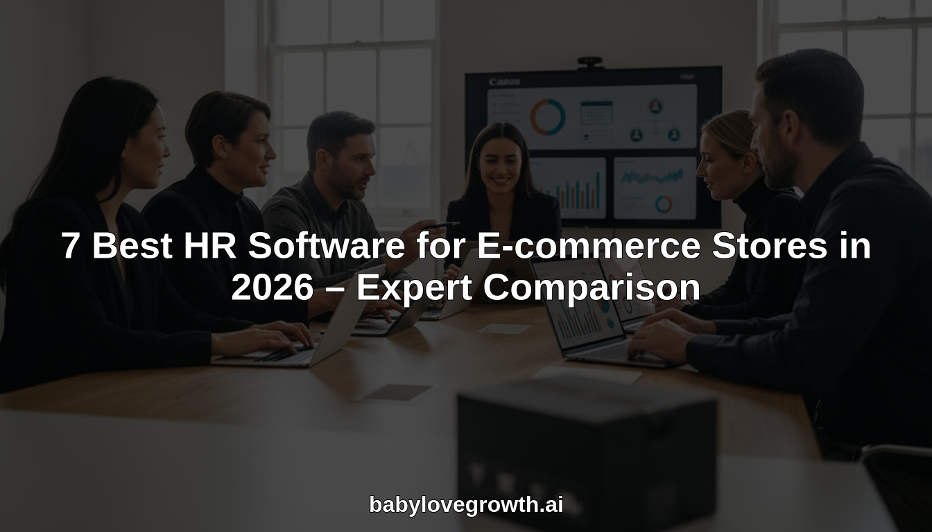 7 Best HR Software for E-commerce Stores in 2026 hero header image