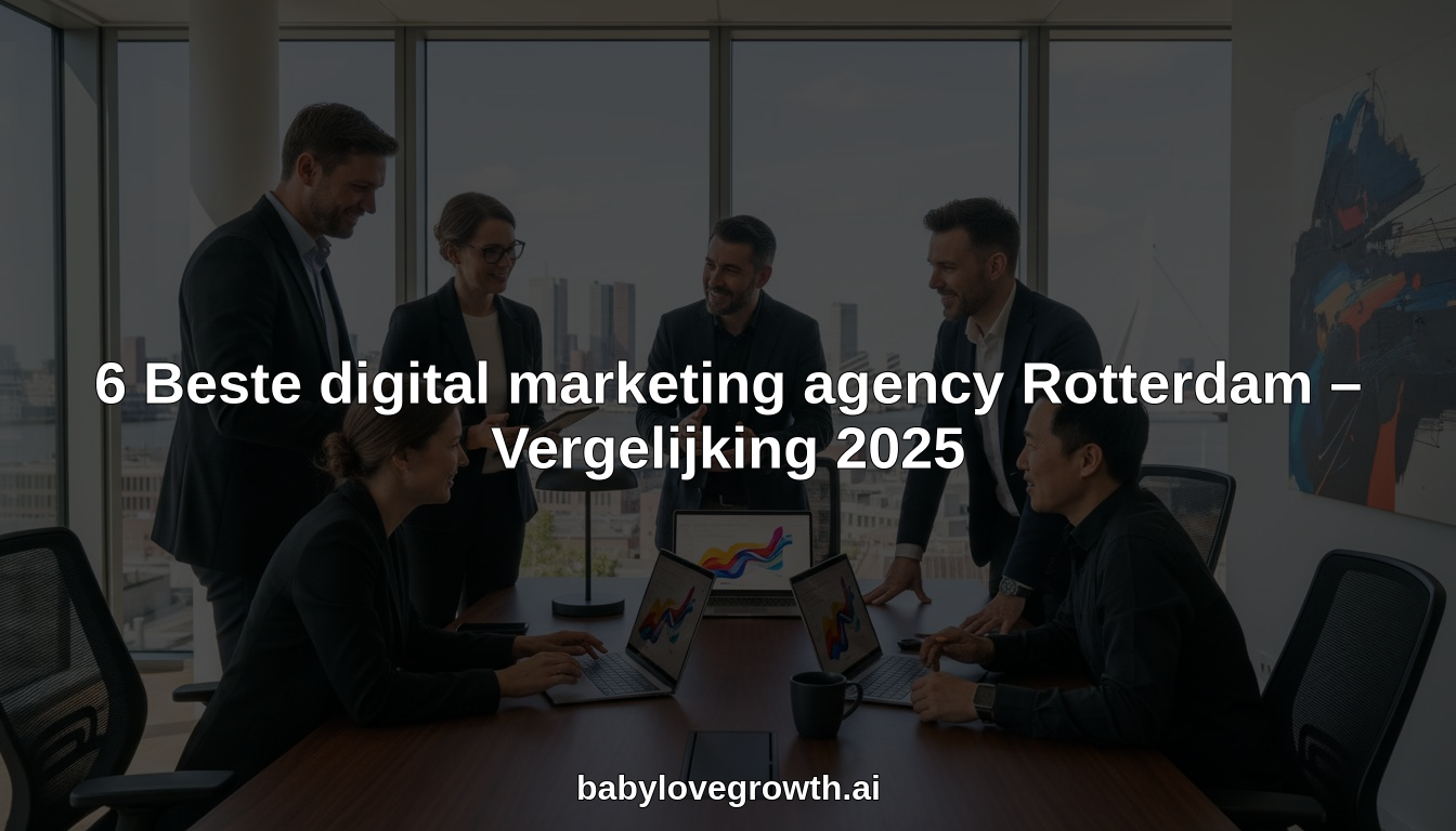 digital marketing agency Rotterdam hero header image