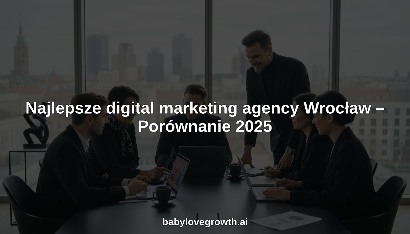 digital marketing agency Wrocław hero header image