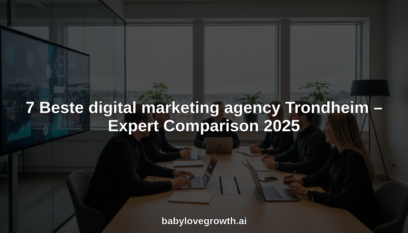 digital marketing agency Trondheim hero header image