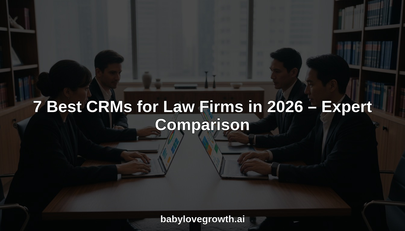 7 Best CRMs for Law Firms in 2026 hero header image