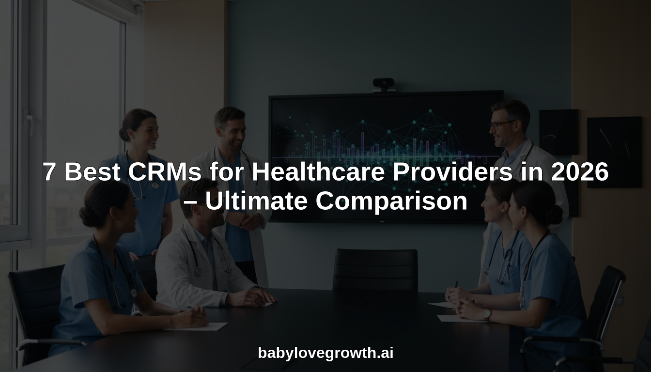 7 Best CRMs for Healthcare Providers in 2026 hero header image