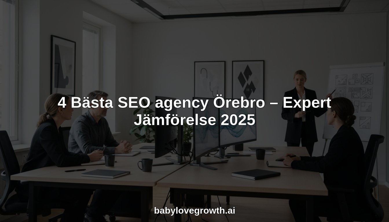SEO agency Örebro hero header image