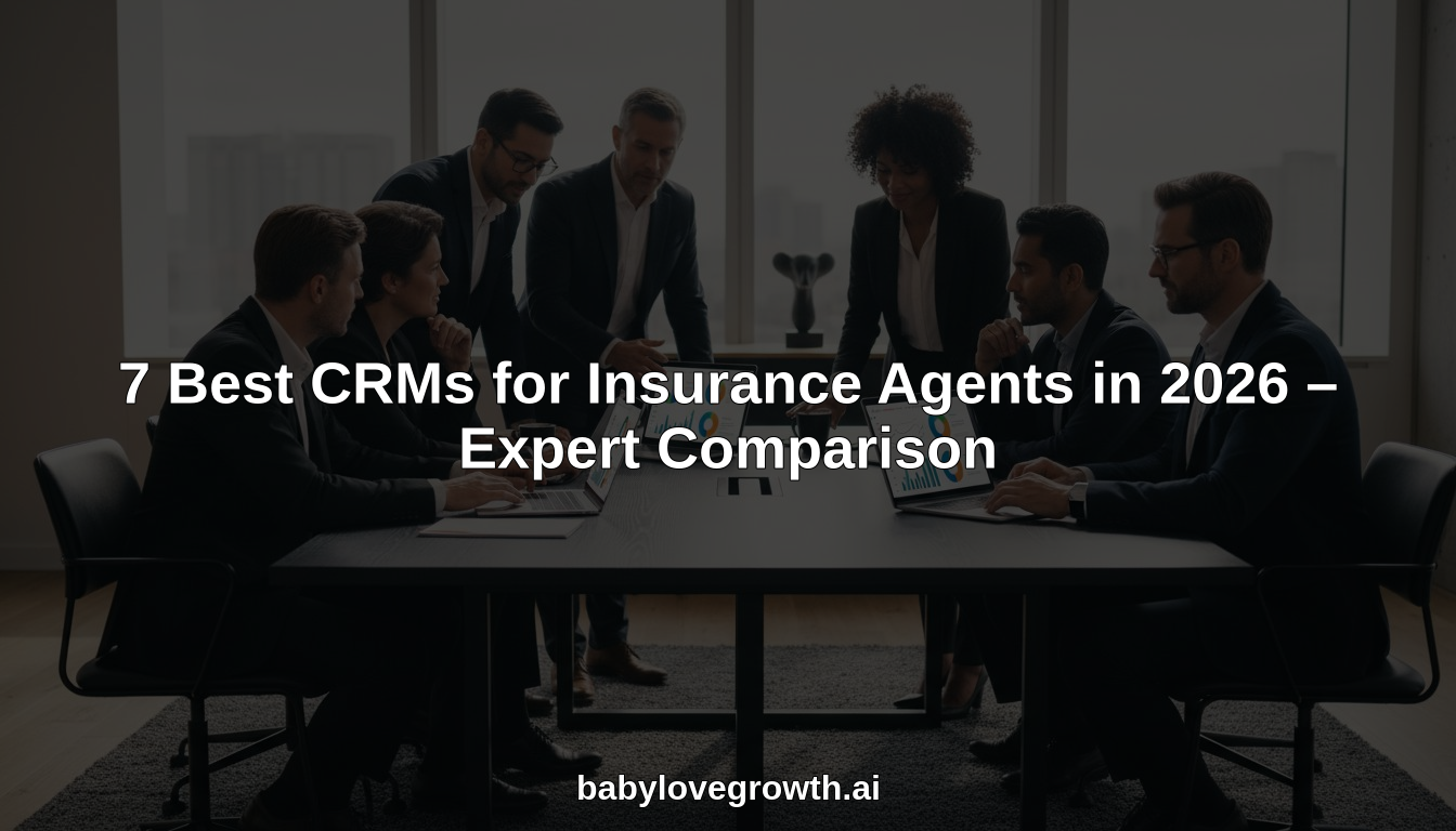 7 Best CRMs for Insurance Agents in 2026 hero header image