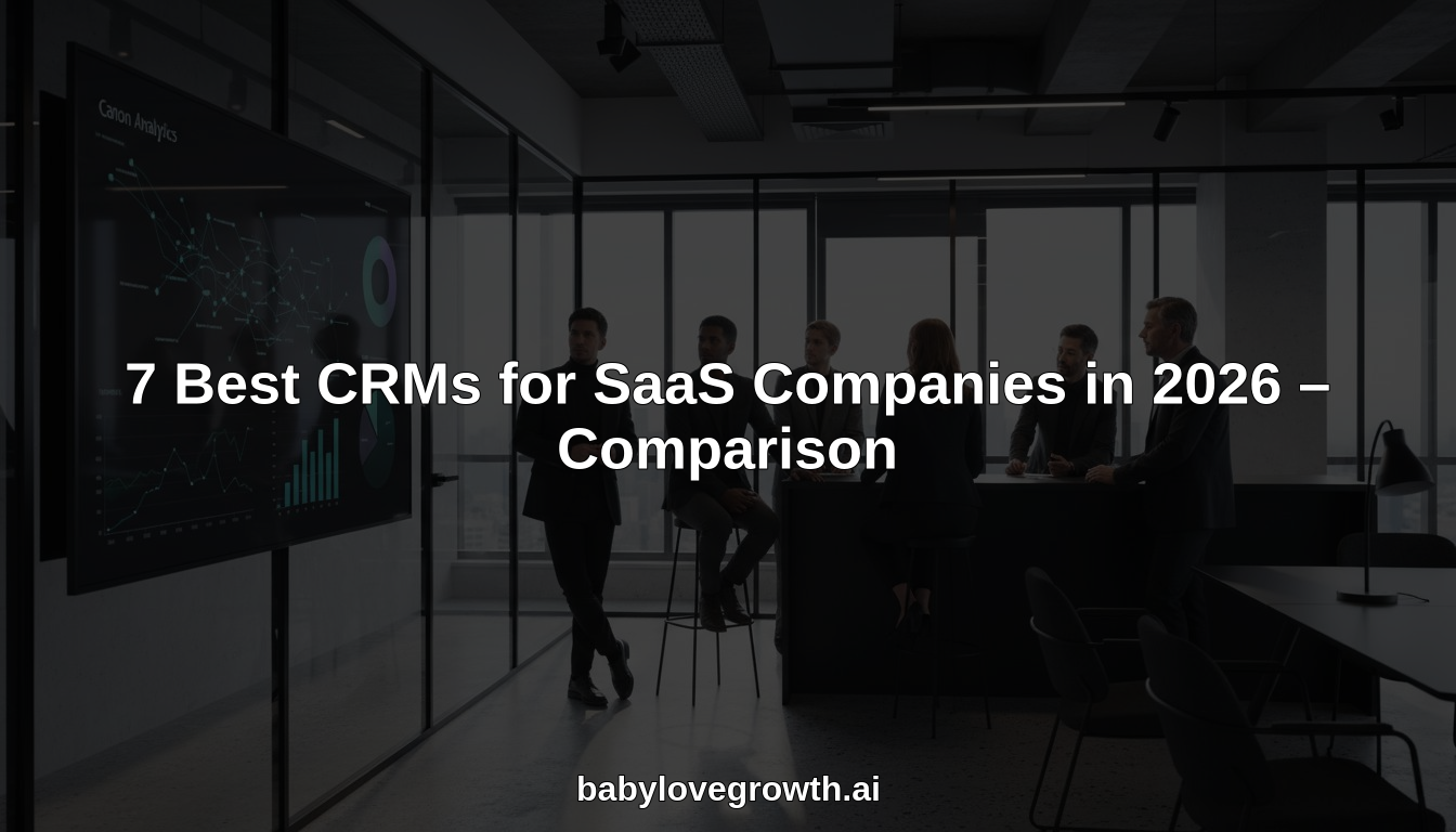 7 Best CRMs for SaaS Companies in 2026 hero header image