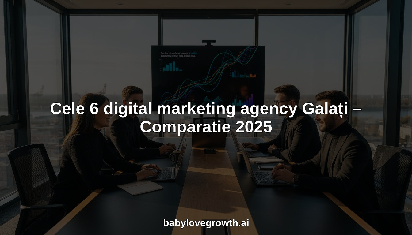 digital marketing agency Galați hero header image