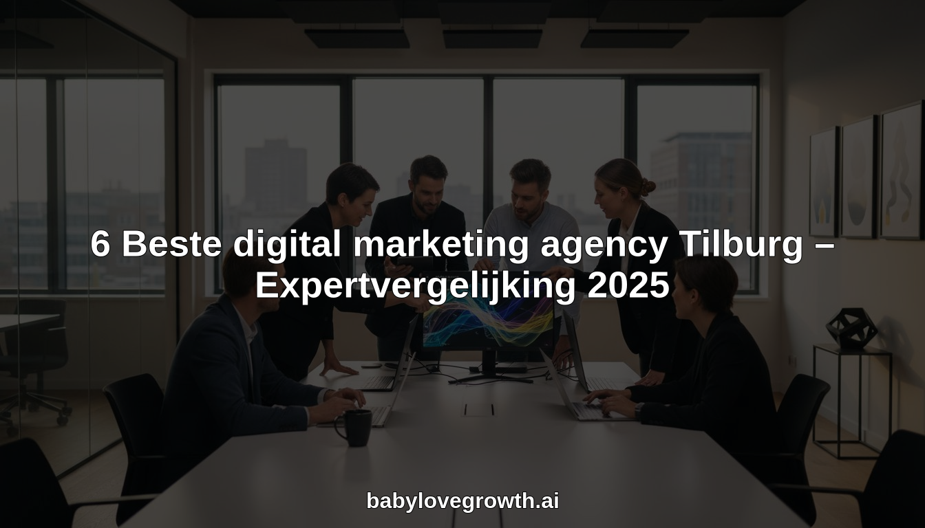 digital marketing agency Tilburg hero header image