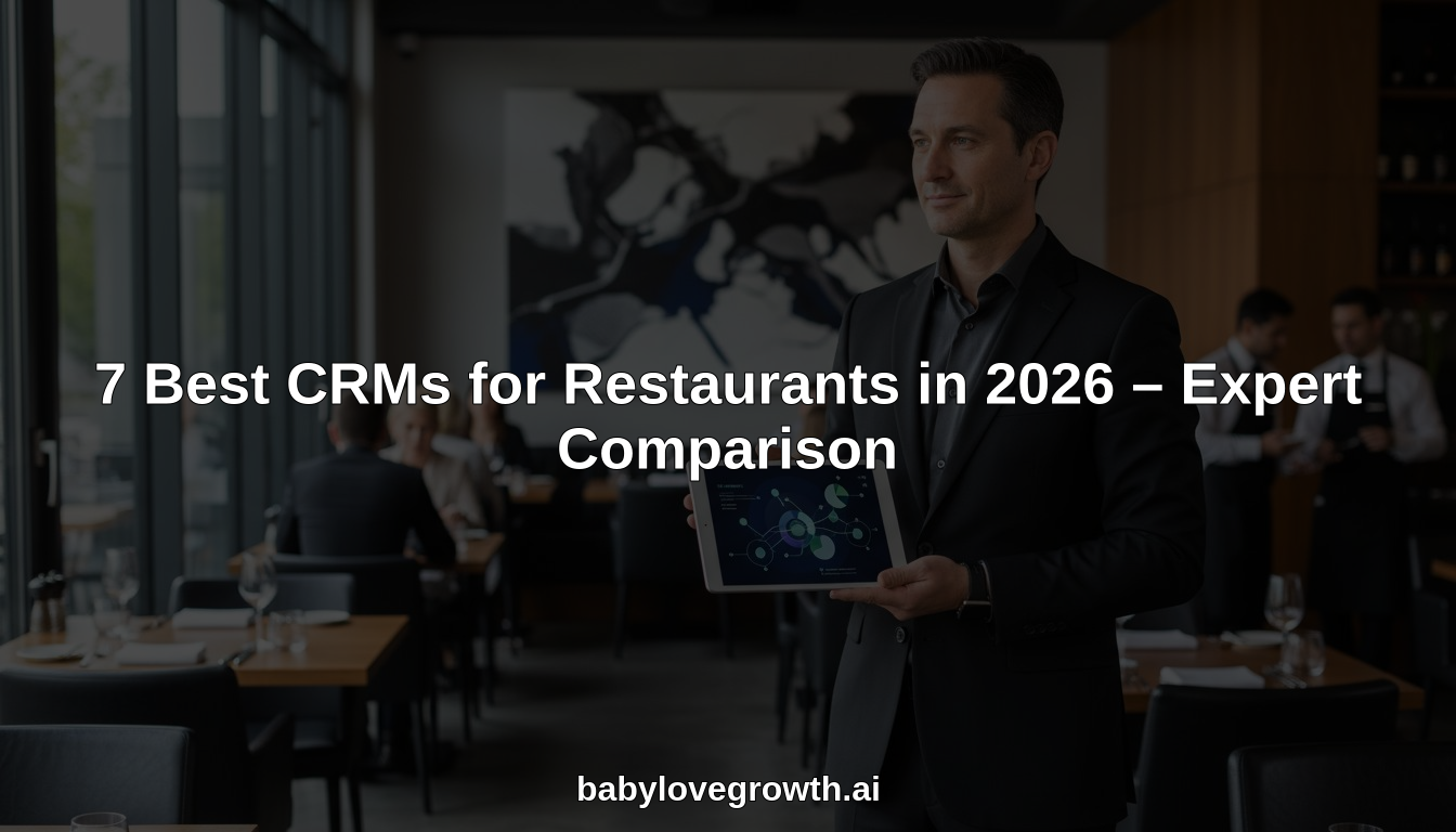 7 Best CRMs for Restaurants in 2026 hero header image