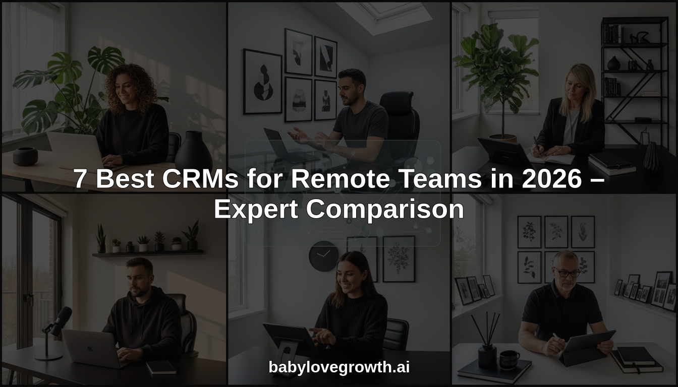 7 Best CRMs for Remote Teams in 2026 hero header image