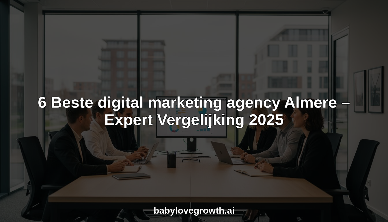 digital marketing agency Almere hero header image