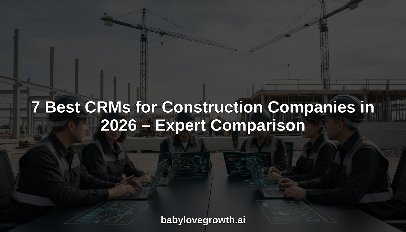 7 migliori CRM per aziende edili nel 2026, immagine di copertina