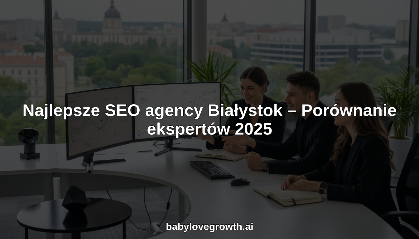 SEO agency Białystok hero header image