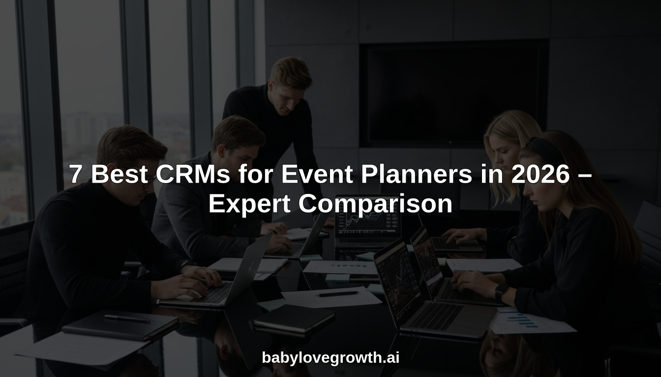 7 Best CRMs for Event Planners in 2026 hero header image