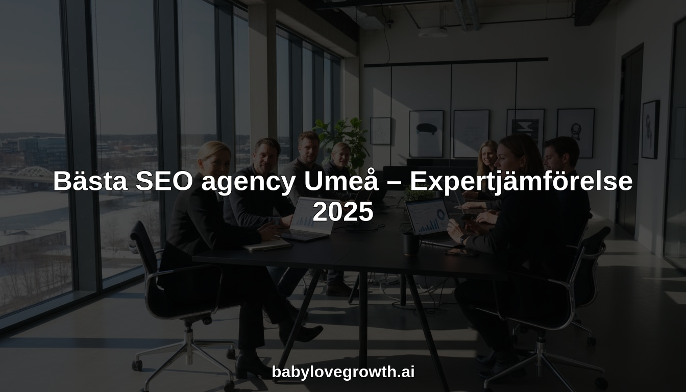 SEO agency Umeå hero header image