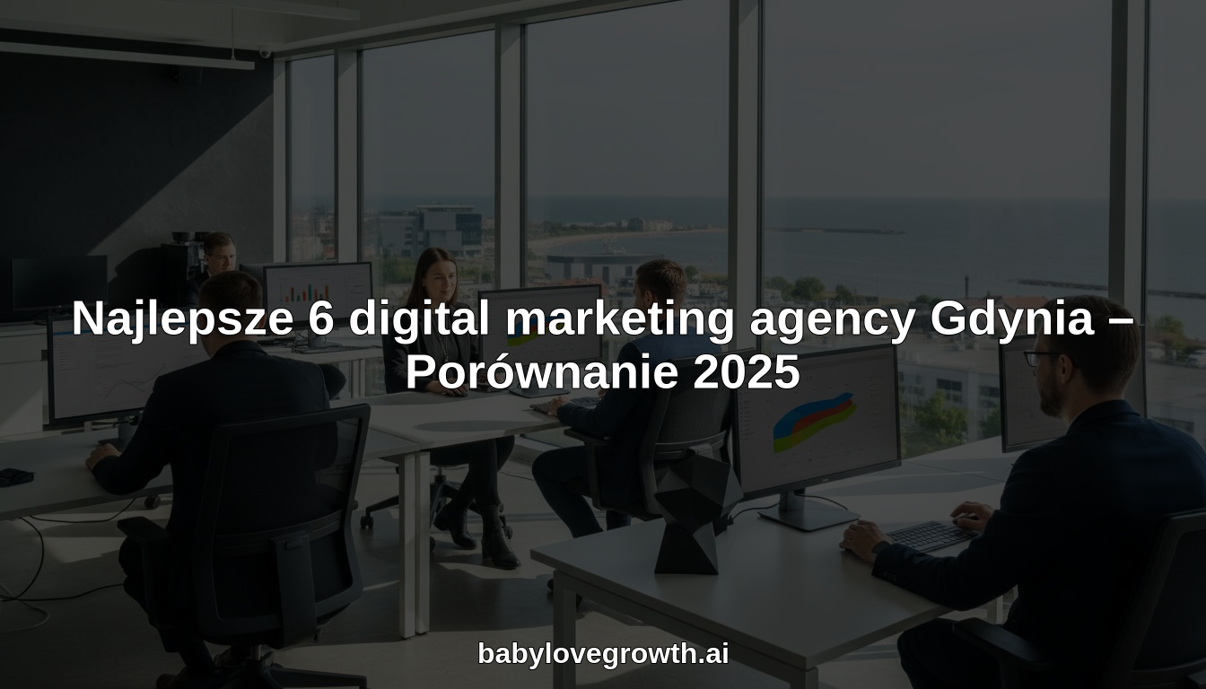 digital marketing agency Gdynia hero header image