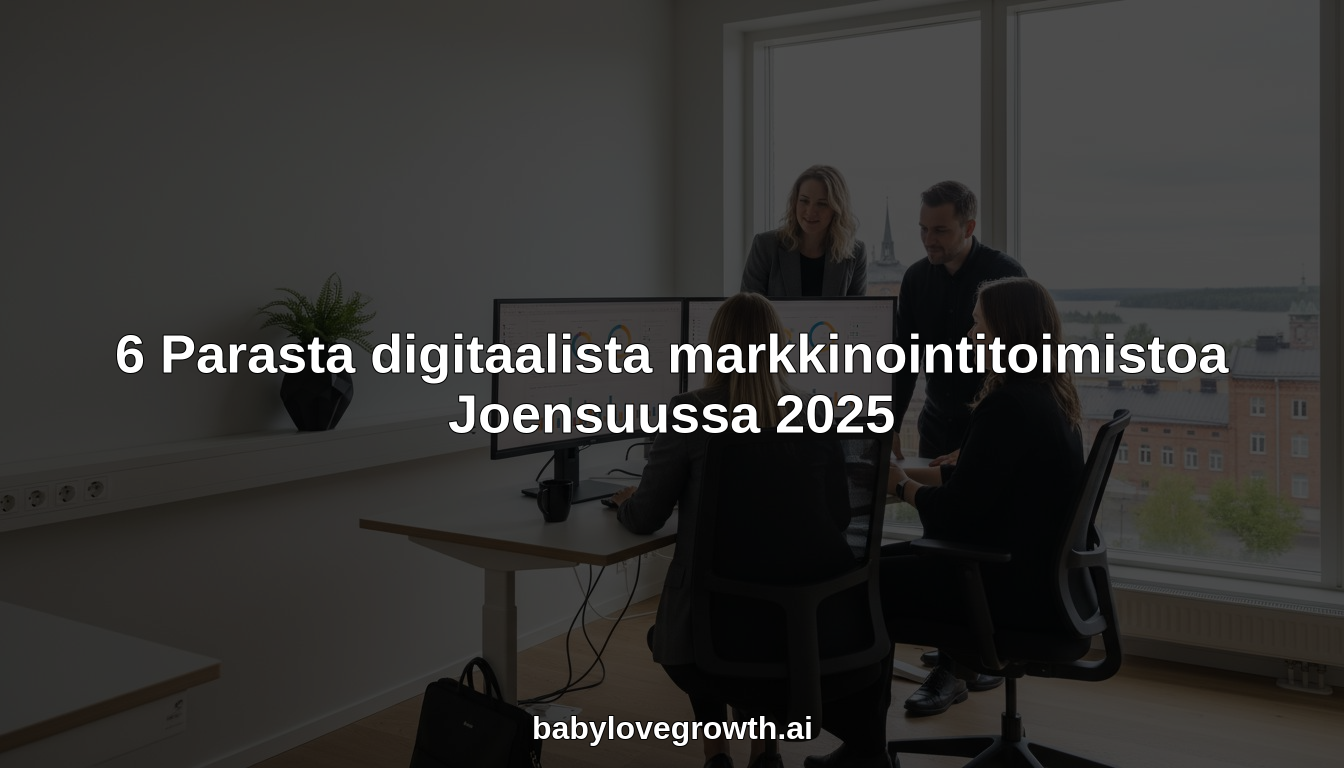 digitaalisen markkinointitoimiston tiimi työskentelee modernissa toimistossa Joensuussa