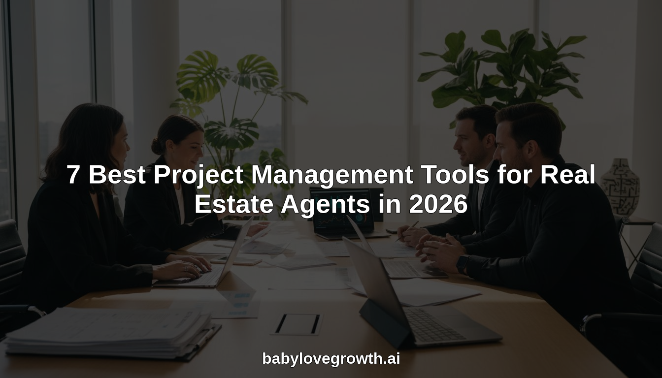 Immagine di copertina per i 7 migliori strumenti di gestione progetti per agenti immobiliari nel 2026