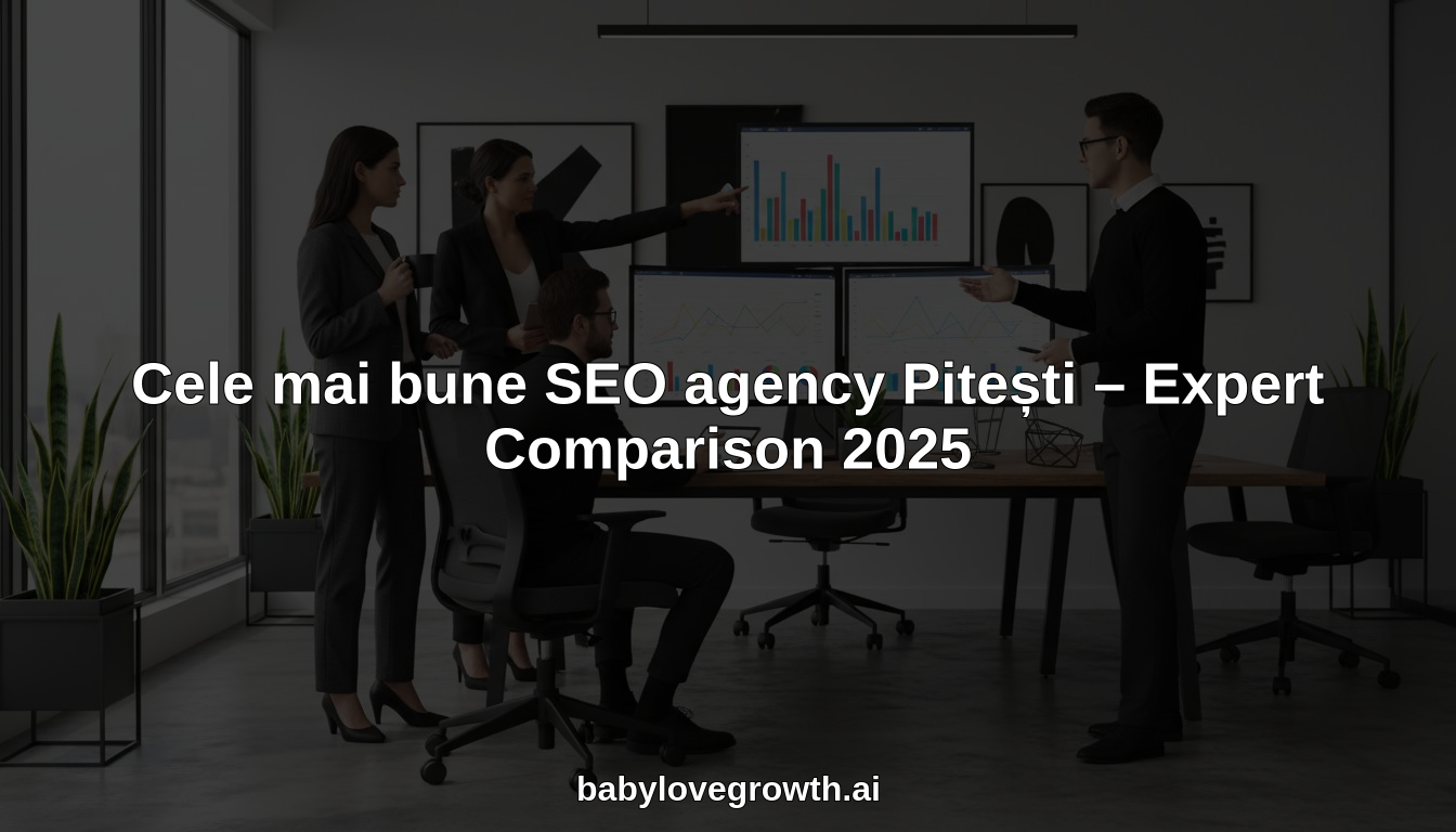 SEO agency Pitești hero header image