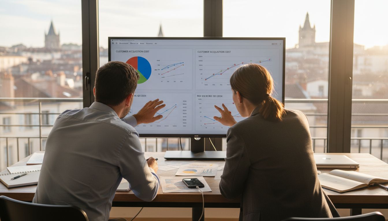 Office meeting in Dijon digital agency workspace
